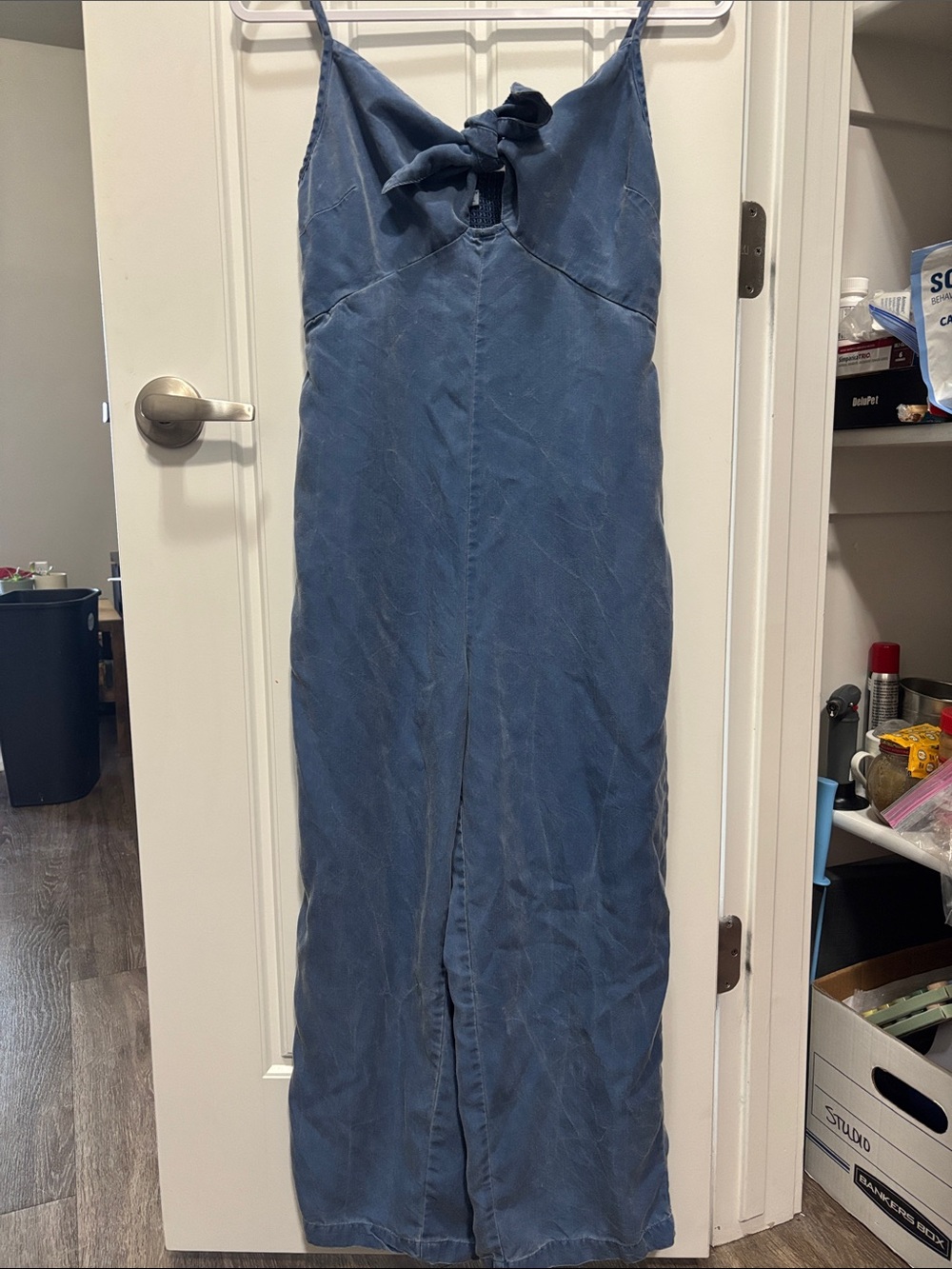 Old Navy Light Blue Smocked Top